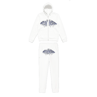 Cargar imagen en el visor de la galería, WHITE DRIP SET TRACKSUIT Mi tienda