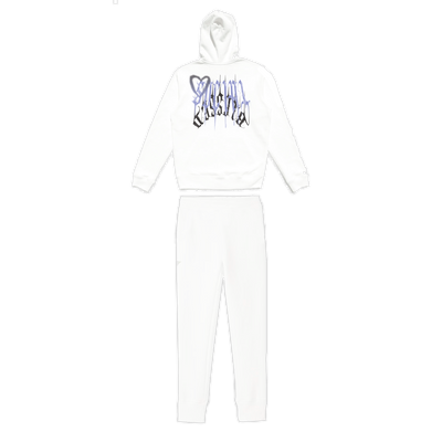 Cargar imagen en el visor de la galería, WHITE DRIP SET TRACKSUIT Mi tienda