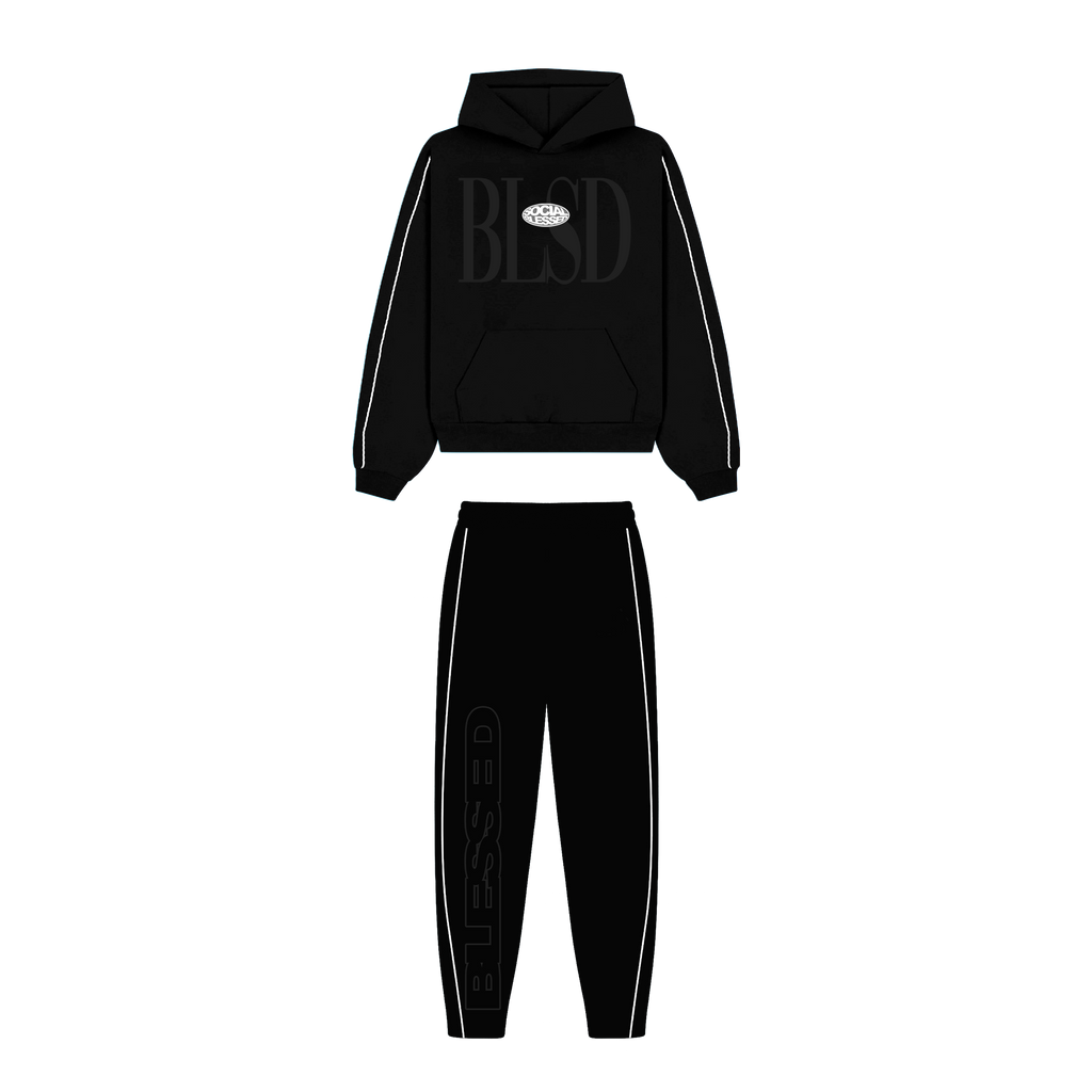 BLACK NIGHTLINE TRACKSUIT
