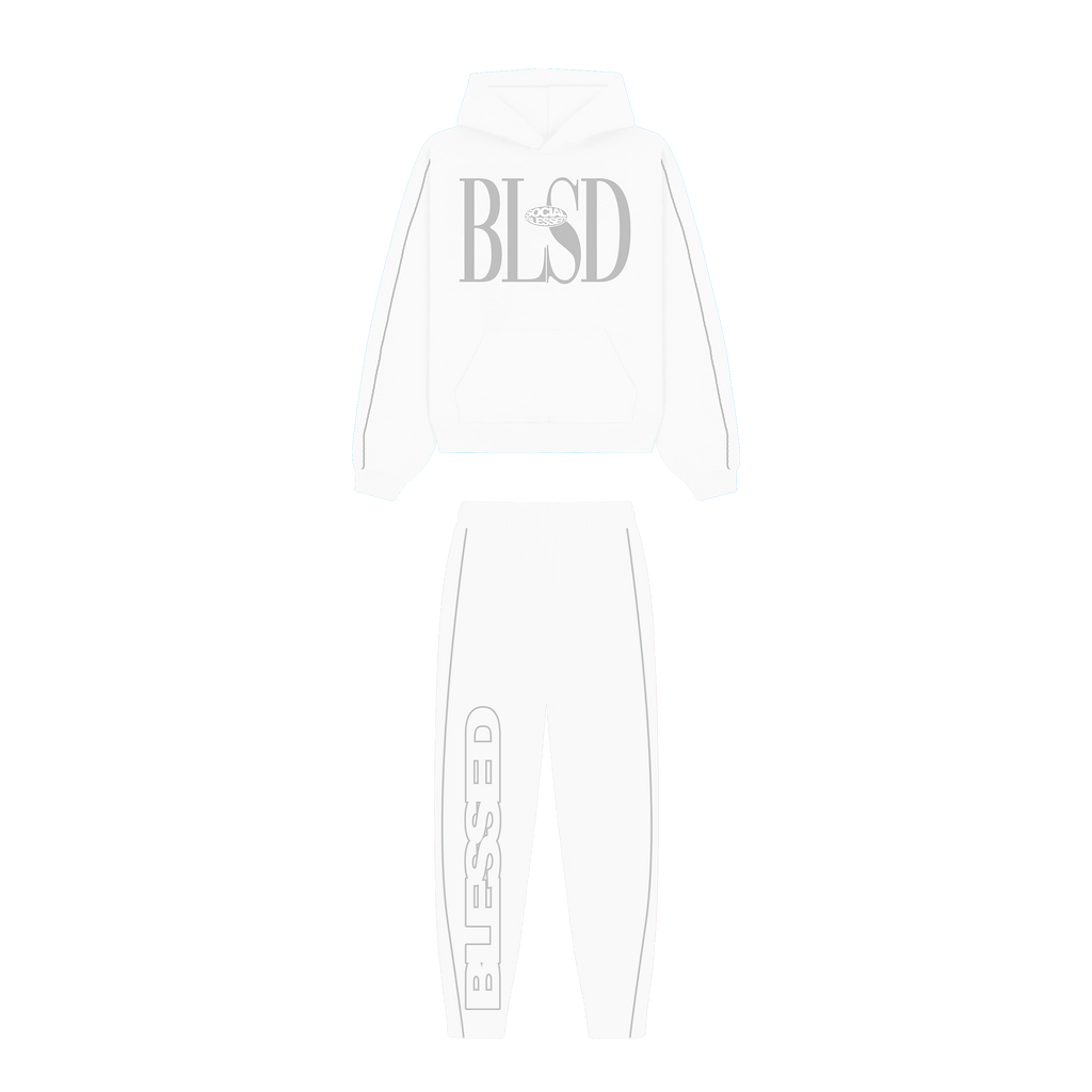WHITE NIGHTLINE TRACKSUIT