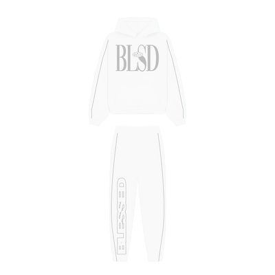 WHITE NIGHTLINE TRACKSUIT